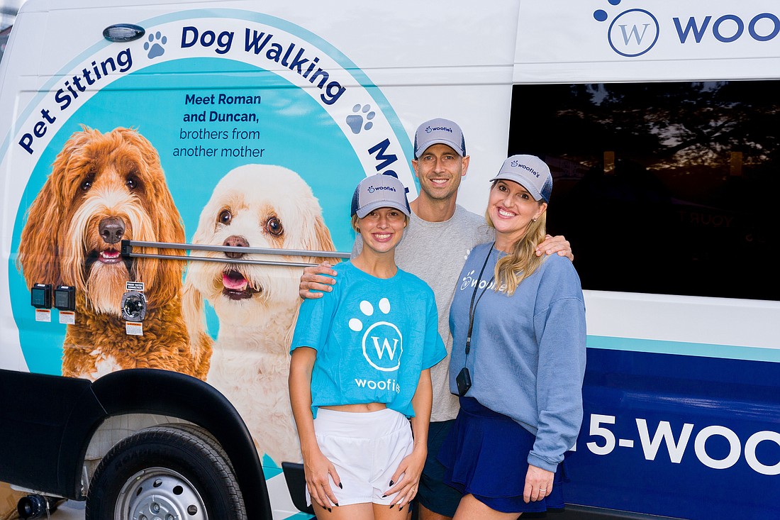 Ella, Jeremy and Tara Sobek are the friendly faces behind family-owned and operated business Woofie's West Orlando.