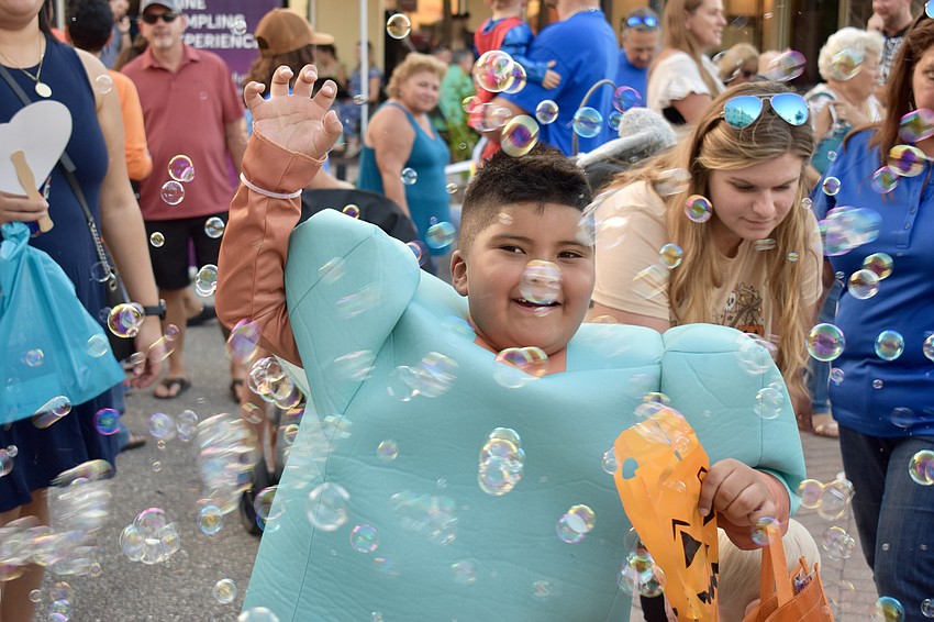 Alejandro Saoinas, 7, attends his fifth BooFest in Lakewood Ranch.