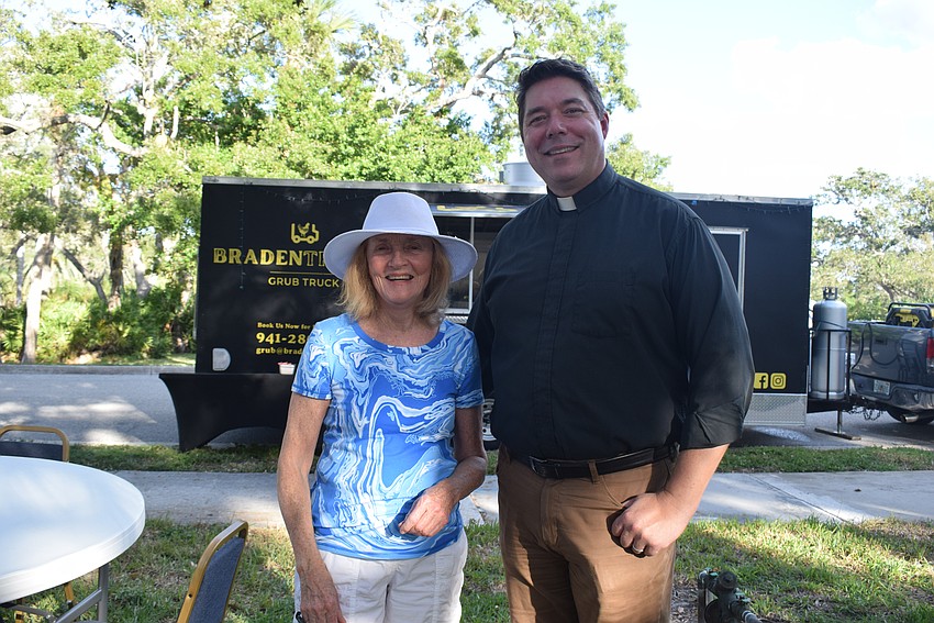 Becky Jones and Rev. David Marshall