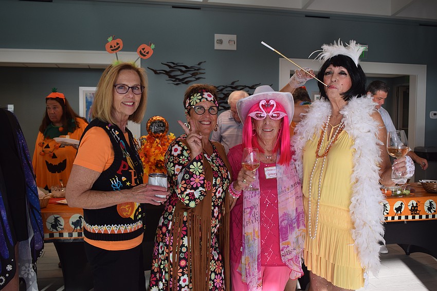 Gail Freilich, Maria Pozantidis, June Hessel and Sandy Endres