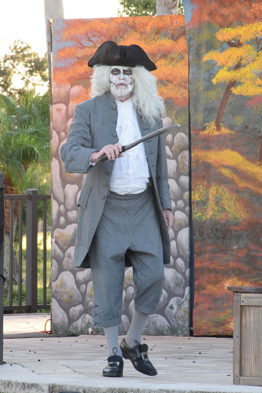 Derek Dutcher is ready to haunt Sleepy Hollow as Captain Kidd.