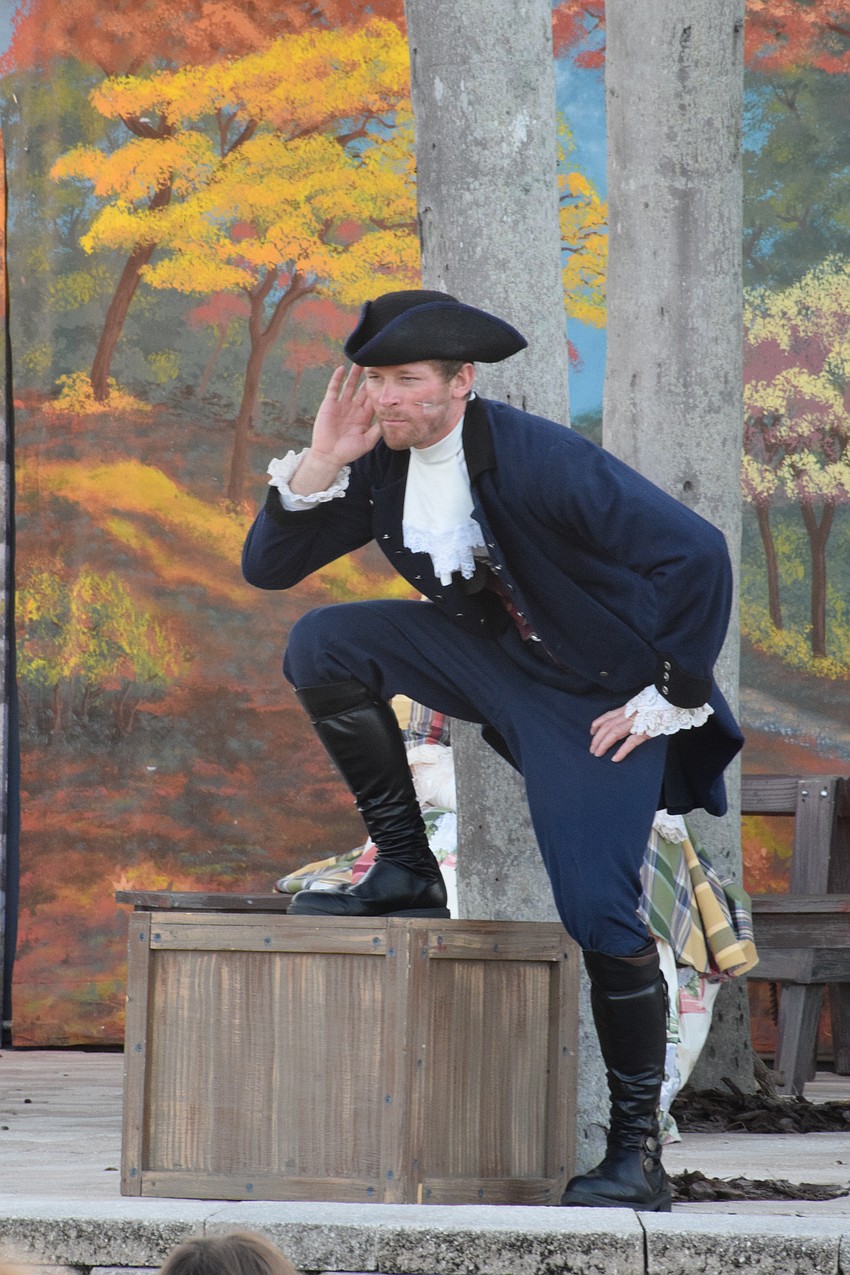 John Hartter commands the stage at Brom Bones.