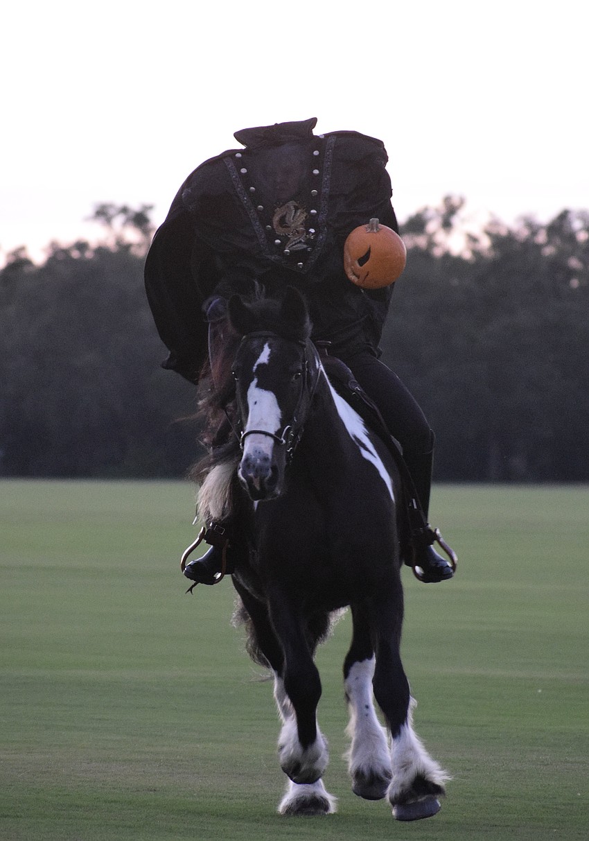 It's the moment the audience has been waiting for, the Headless Horseman rides again.