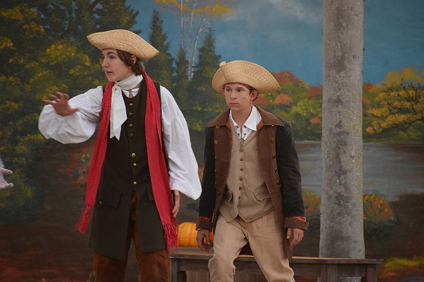 Noah Oja portrays Yost while Jack Figiel plays Walter in 