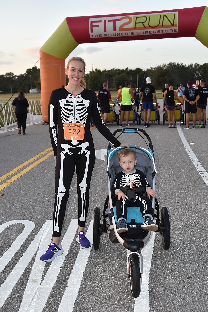 Sarasota's Kate Gerber brought her 2-year-old son Benjamin because she wanted him to experience the race for the first time.