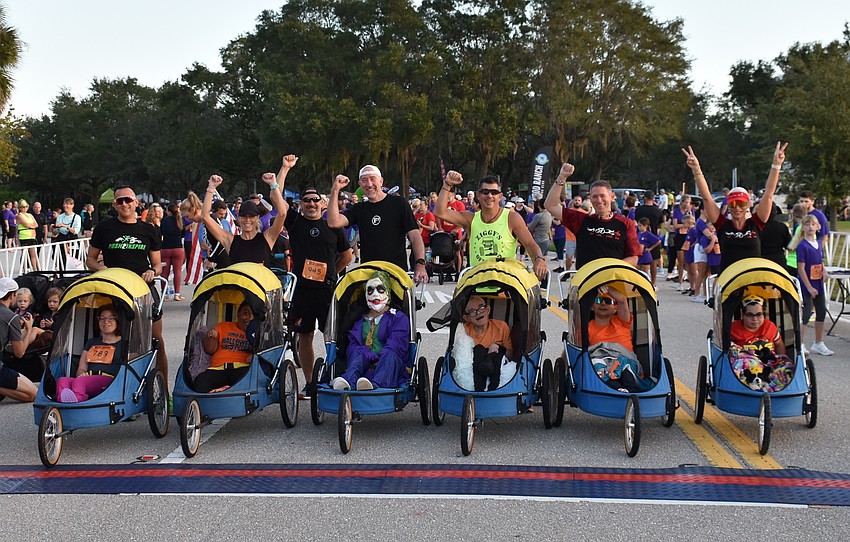 Those competing on wheels kick off the 20th annual Boo Run Saturday in Lakewood Ranch.