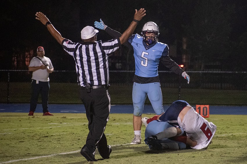 ODA senior Colin Mucha signals 