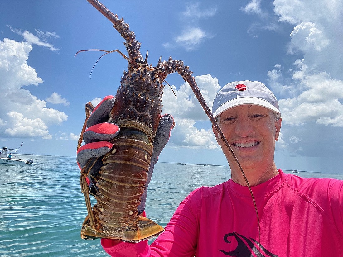 Southwest Florida Bank of America executive Gerri Moll discovered lobstering 30 years ago.