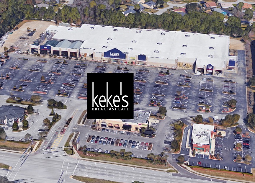 Keke’s Breakfast Cafe is planned at 12959 Atlantic Blvd. in the former Sugarfire Smokehouse and Panera Bread space in front of Lowe's.