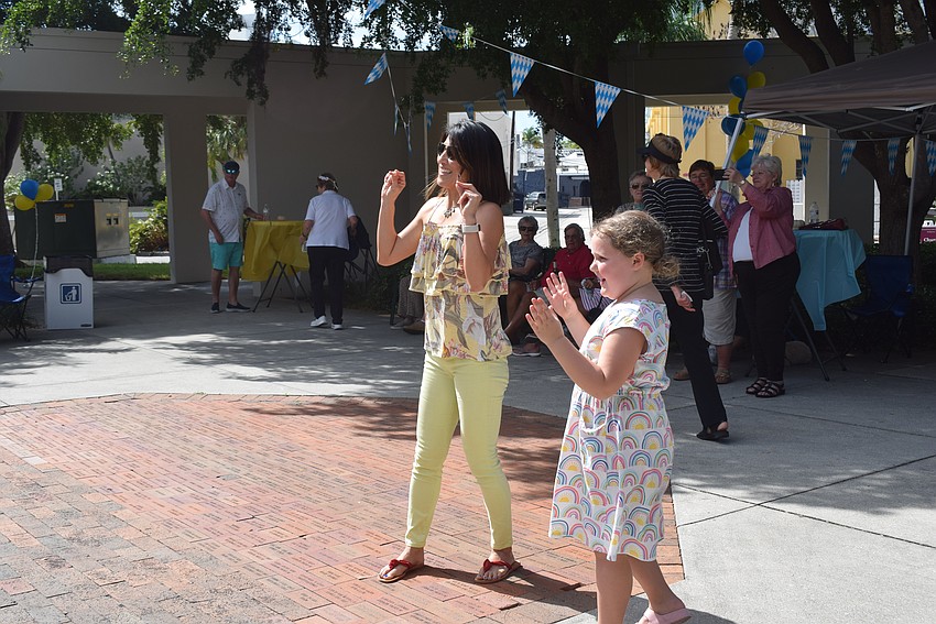 Sae Burkmier and Grace Sarboney