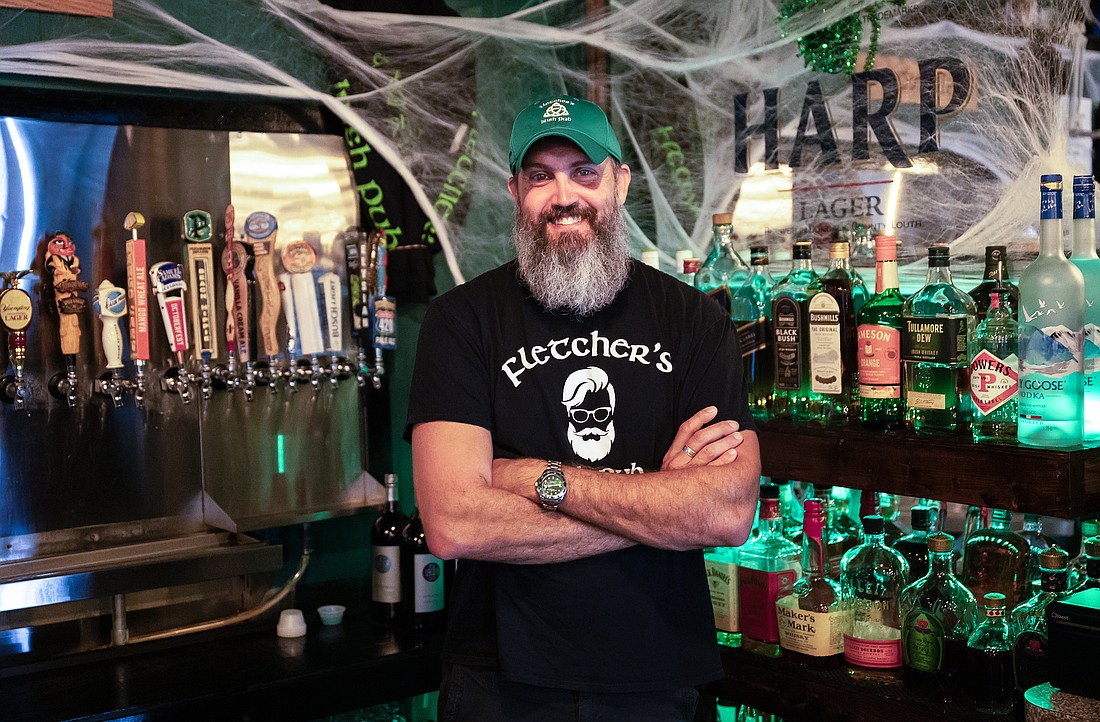 Bill Fletcher, owner of Fletcher's Irish Pub and Brewery. Photo by Michele Meyers