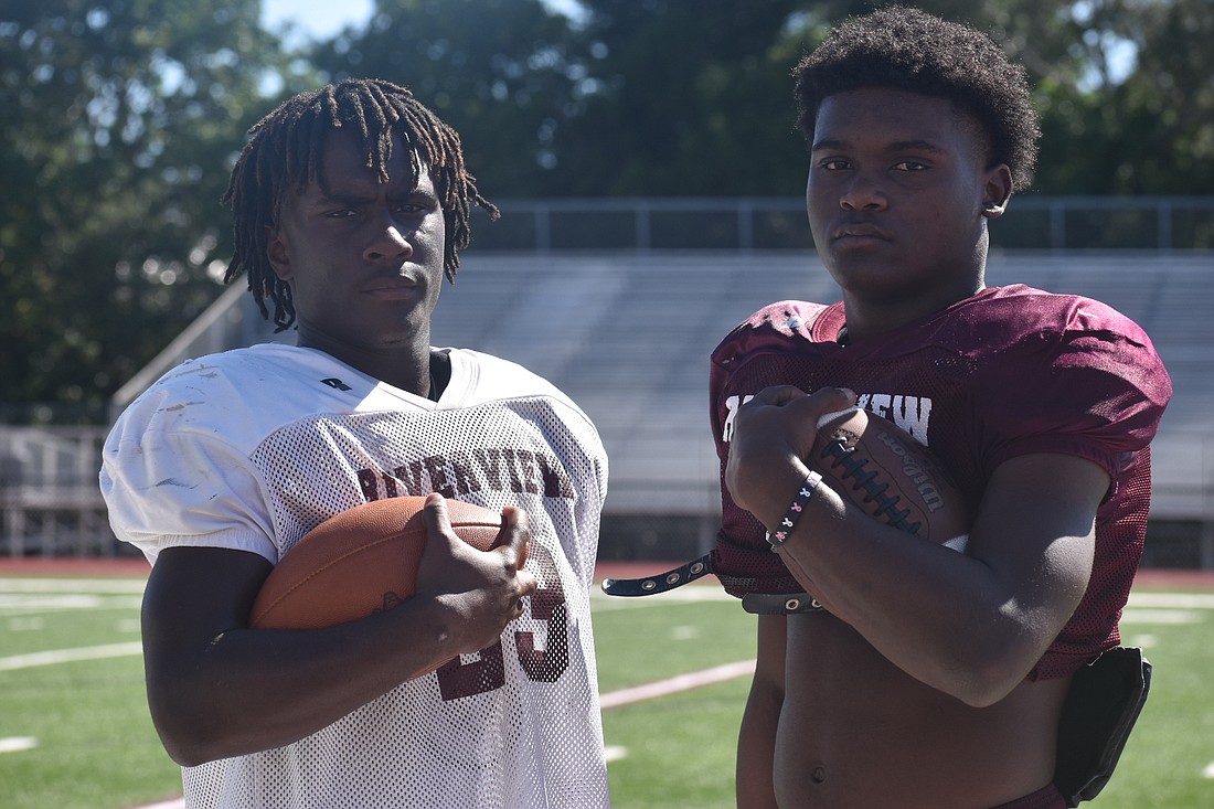 Isaiah Belt and DJ Johnson have split carries for the Rams football team in 2023 — to great effect.