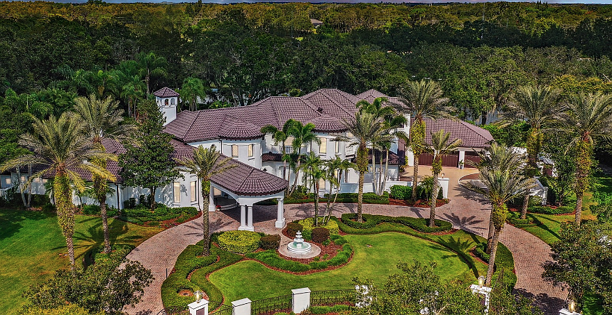 Villa di Grotto, located at 16814 Avila Boulevard, Tampa, is on the market for almost $6 million.