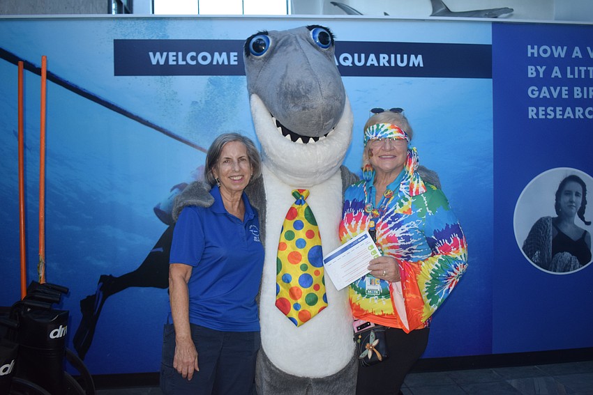 Sharon Dickman, Gilly the Mote Mascot and Donna Krusenoski