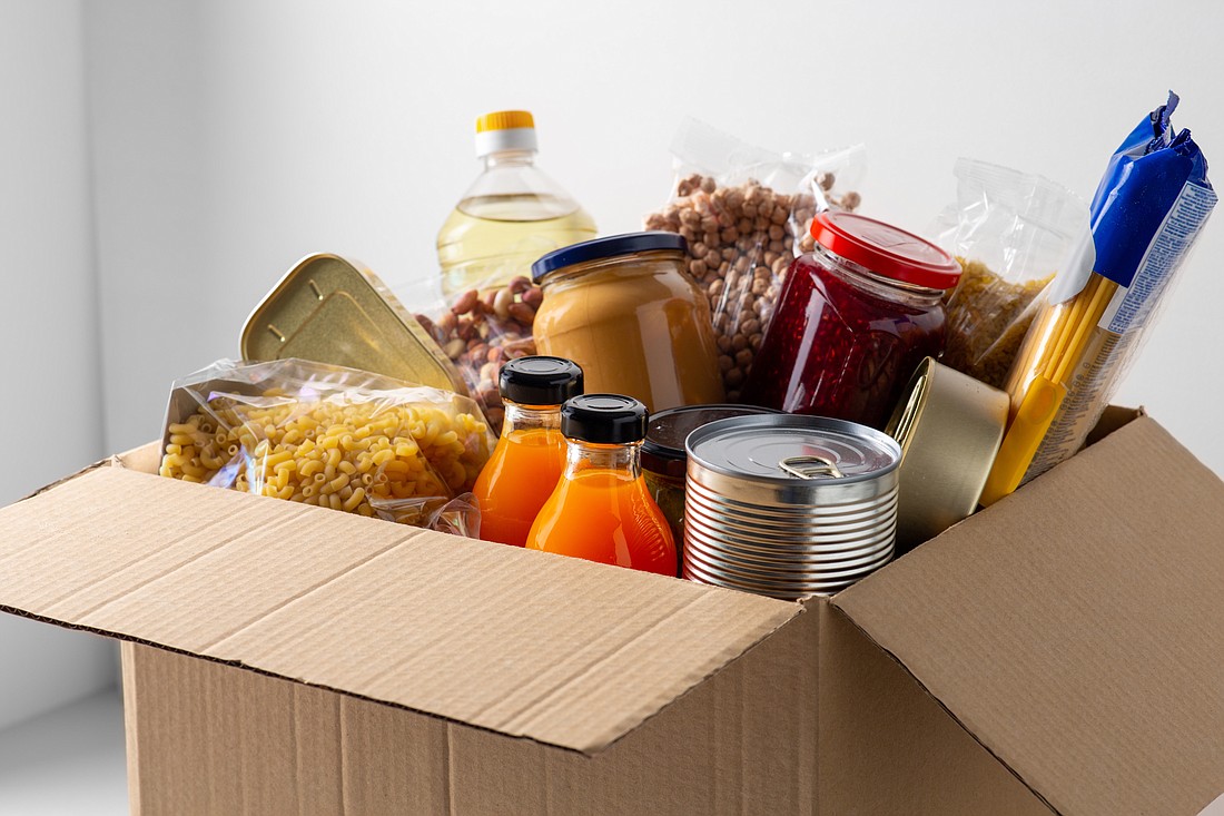 Food donation box. Photo from Adobe Stock