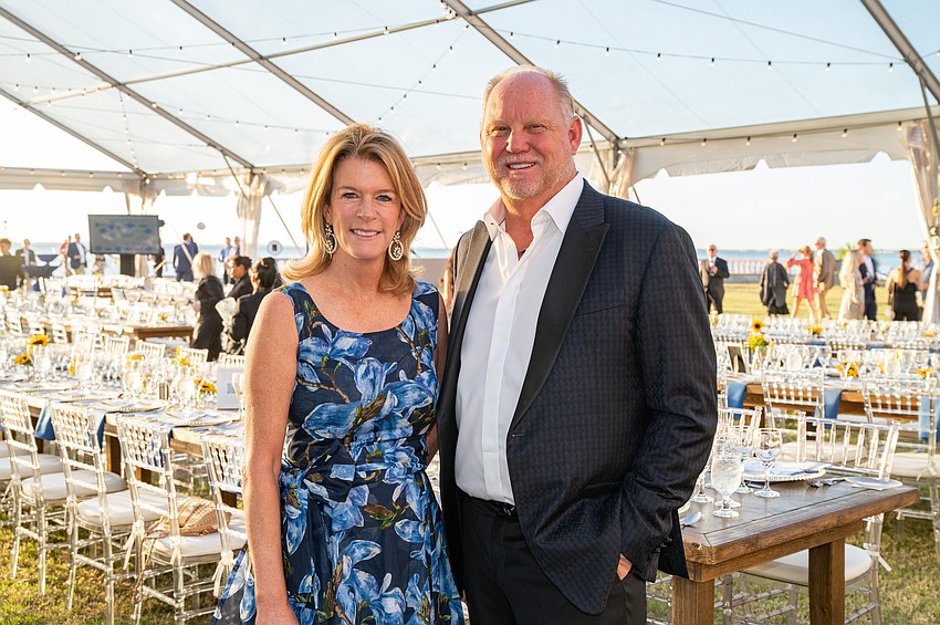 Soiree on the Bay Clambake Co-chairs Elizabeth Moore and Don Patterson