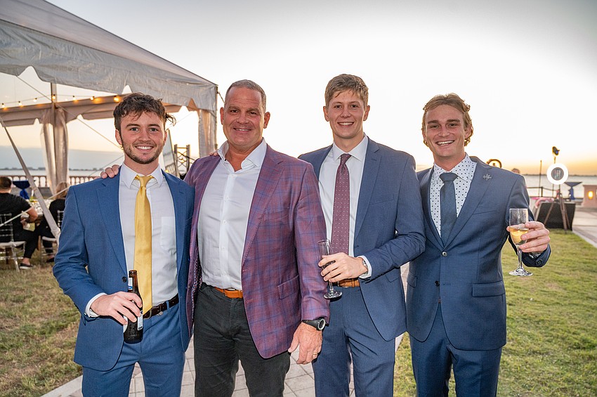 Jack Cocoran, David  Rancourt, Jack Stayte, and Logan Lapace