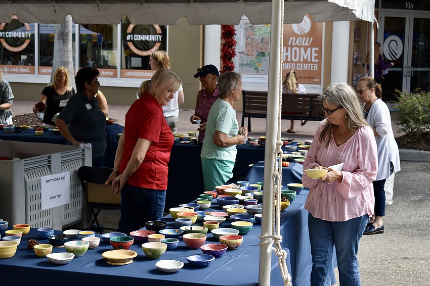 Guests circle the table several times before making a final decision.