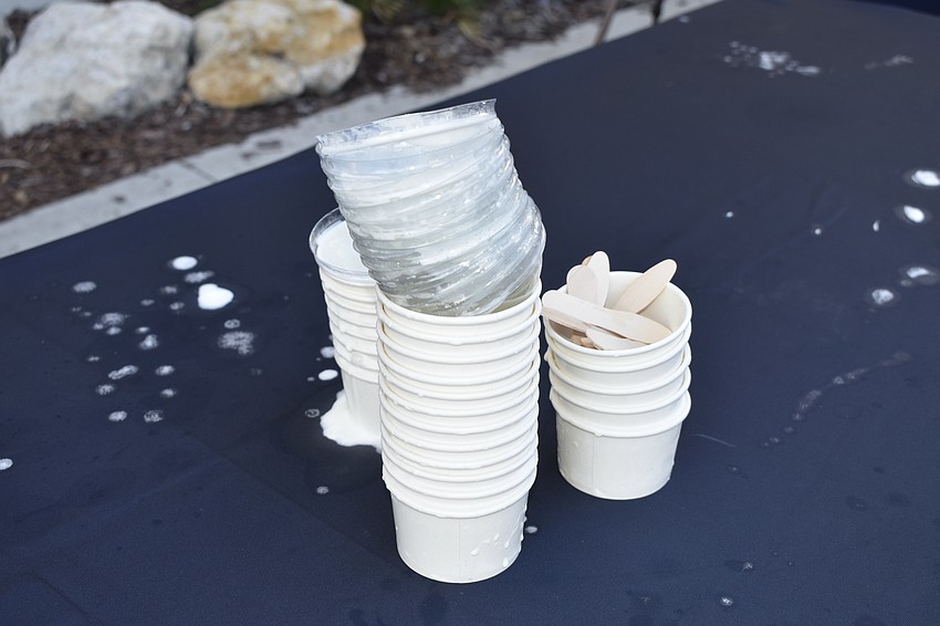 There were plenty of cups emptied that morning.