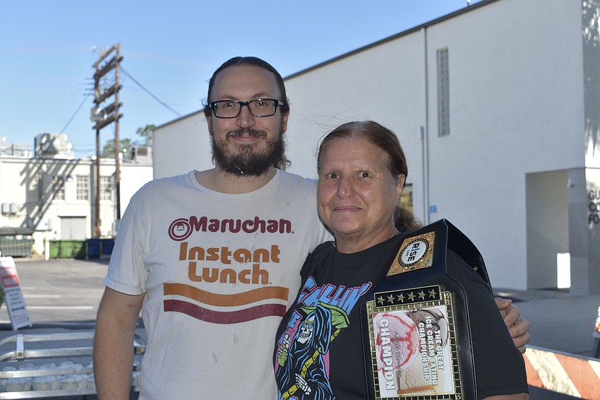 “I’ve never been so happy to lose,” said Aaron McWhorter, who lost to his mother, Juanita Christiana, by one ice cream cup. 

“It’s funny, because I didn’t think I was going to beat my son,” said Christiana, who ate 13 cups. “In the past, I’ve always been egging him on. This time, he was getting me going.”