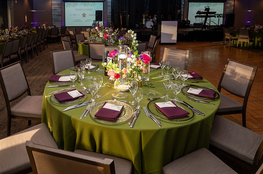 The SPARCCle gala was held at Michael's on the Bay at Marie Selby Botanical Gardens.