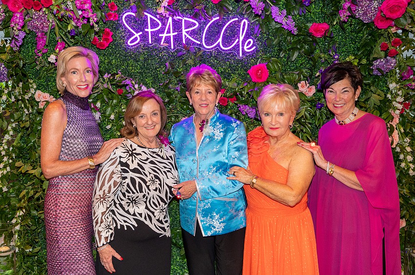 Kimberley Pelyk, Bonnie McIntyre, Sue Wilson, Barbara Gardener and Jo Ann Heisen