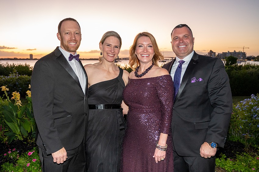 Jim Grimes, Kat Wingert, Emily Walsh and Pat Robinson