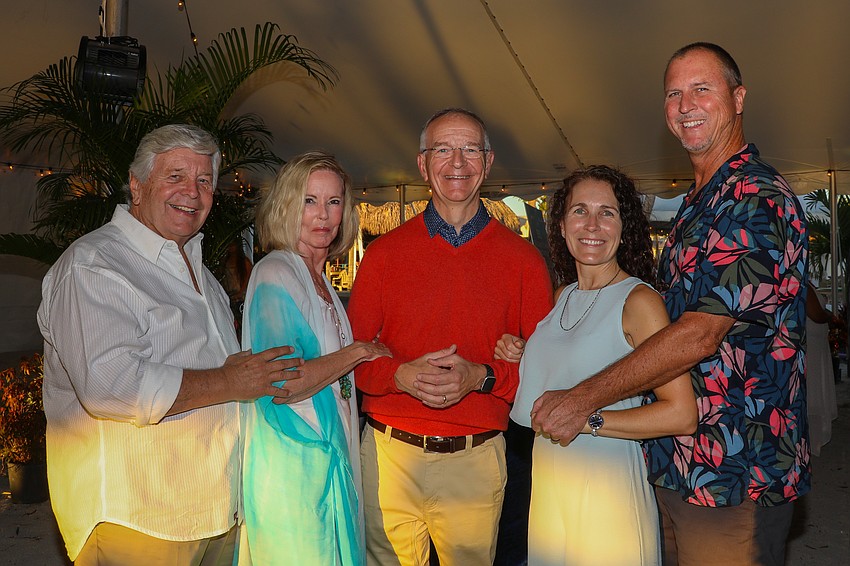 Rockin' Lobster co-chairs are Bob and Laurin Ripley and Board Member Rebecca Lieberher and her husband Philip, who took a moment to share a photo with Board Chair Brock Leach.