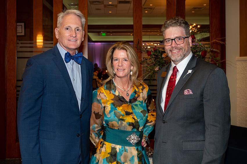 John Knowles, Elizabeth Moore and Scott Guinn