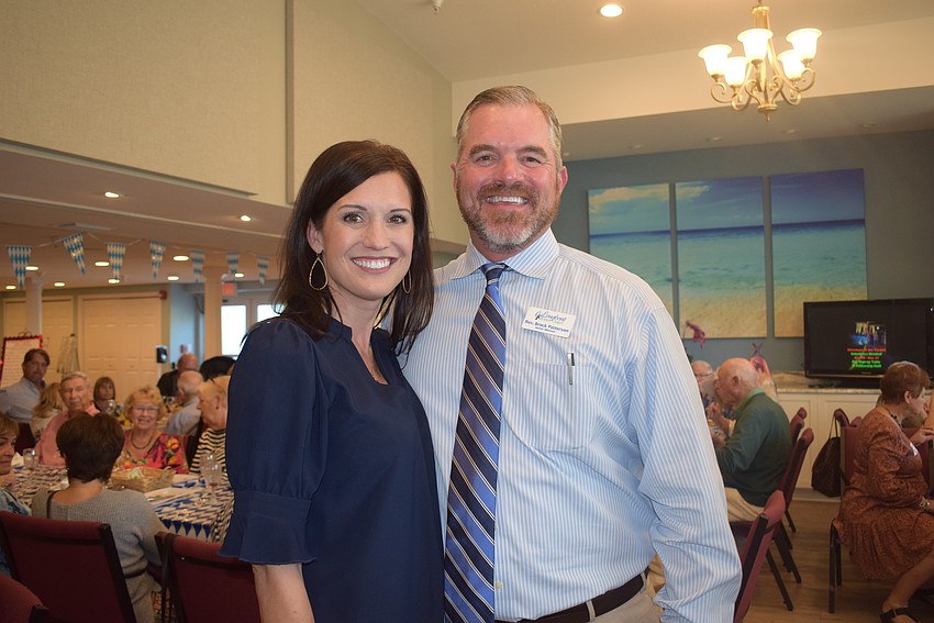 Kim Johnson and Brock Patterson