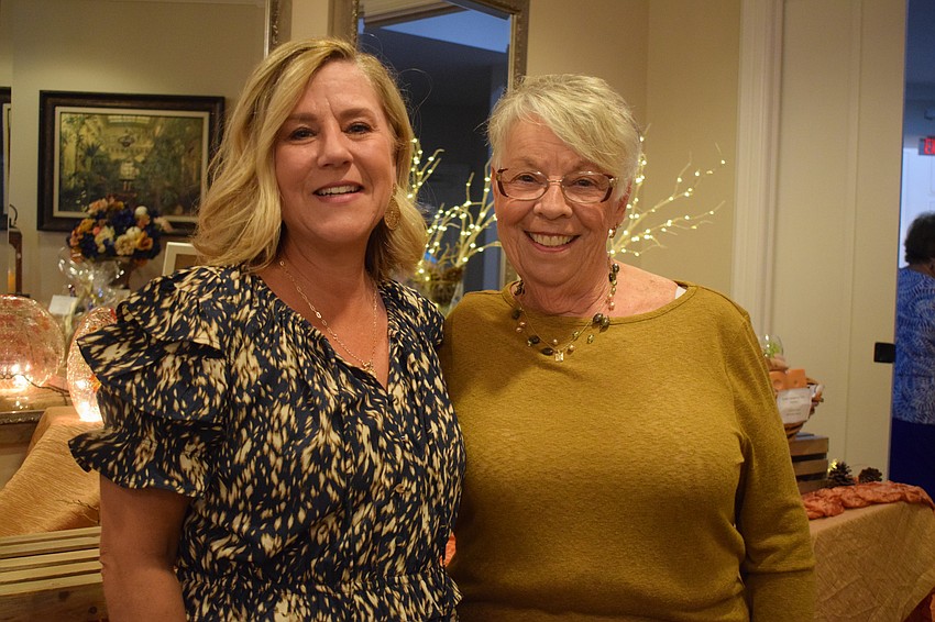 Emily Acklin, the chair person of the social committee at Tara Golf and Country Club, and Joyce Yancey, the fashion show chair person, are thrilled to be able to donate $1,200 to PACE Center for Girls.