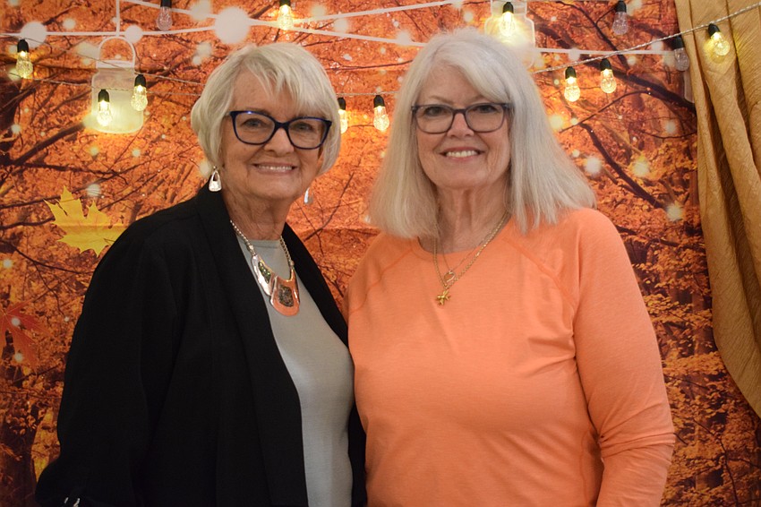 Tara's Barbara DiPalma and her sister Susan Franklin, of Hidden Meadows, say the fashion show was fantastic. 