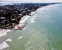 Aerial view of Gulfside Road in September 2023.