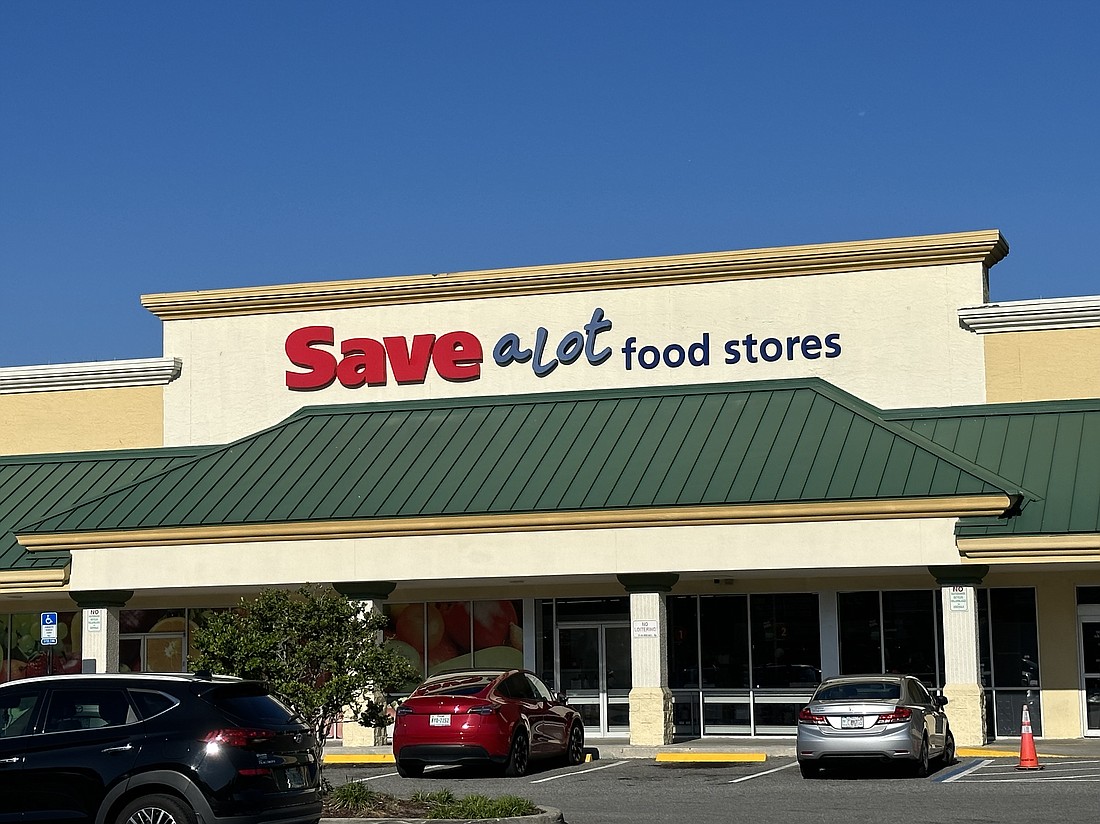 The Save A Lot store at 5995 University Blvd. W.  It is one of four in Jacksonville acquired by Orlando-based Ascend Grocery LLC.