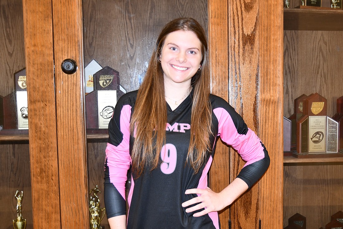 Olympia senior outside hitter and University of Tampa commit Laney Perdue led the Titans to a historic 2023 season.