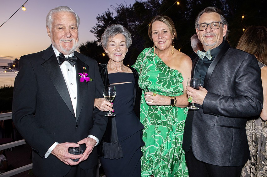 Travis and Kathy Brown with SPARCC VP of Philanthropy Mary Ellen Manici and John Mancini
