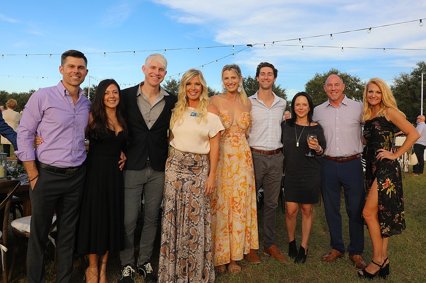Daniel and Kelly Palladino, Matt and board member Krystel Beall, Hallie and Jake Young, Ann-Marie Gaglliardi, and Mike and Nicole Cato