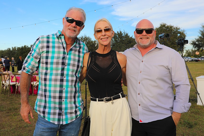 Toby and Rebecca Hart with Franklin Luke