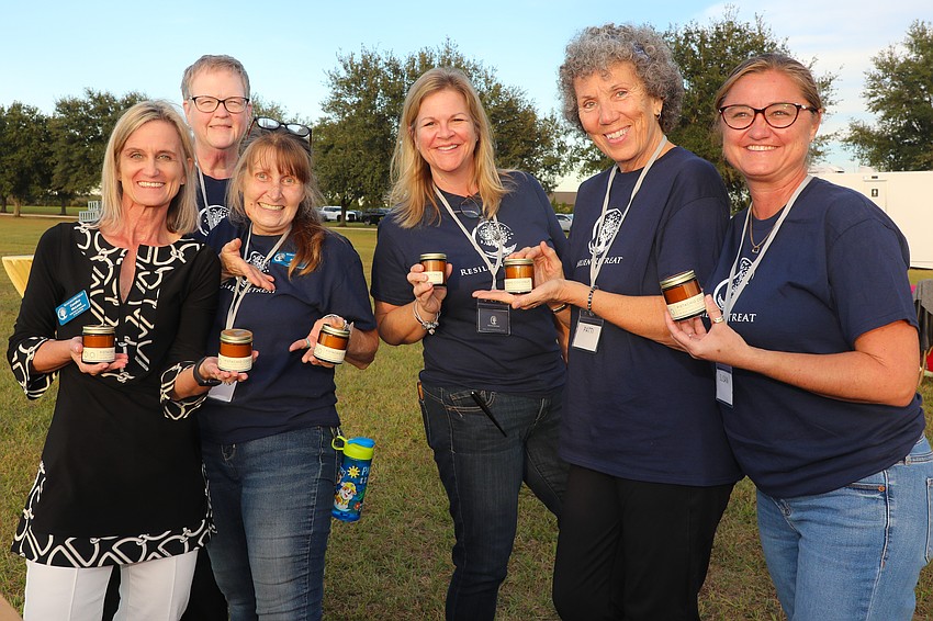 Farm to Table volunteers include Candice McLeod, Ginny Garrison, Sherry McSherry, Amber Scott, Patti Gerlek and Susan Vowels.