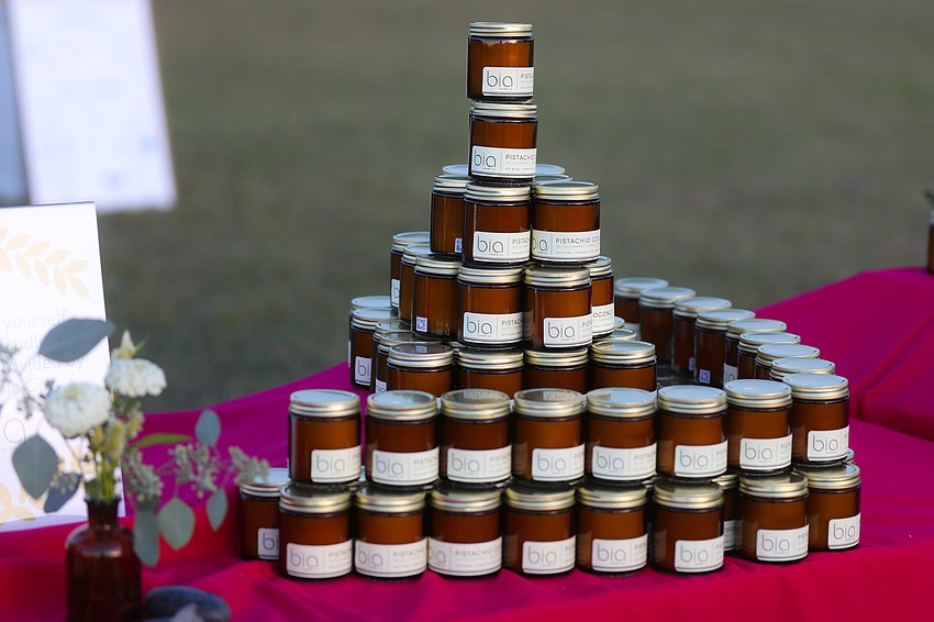 Each guest took home candles from sponsor Bia Candle Co.