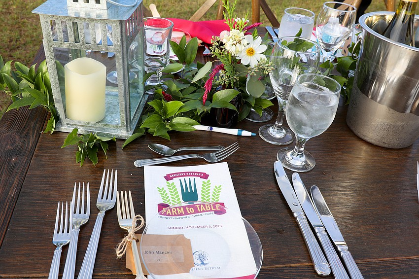 The Reslient Retreat held its second annual Farm to Table event at its campus in east Sarasota County.