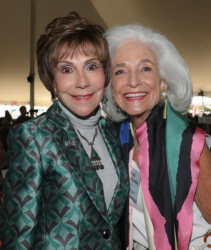 USF past President Judy Genshaft with Graci McGillicuddy