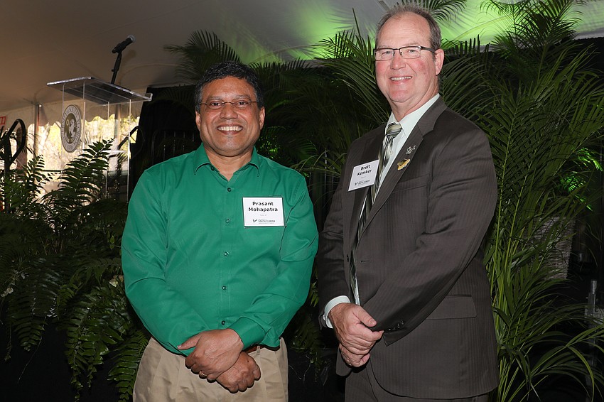 Provost Prasant Mohapatra and Vice Provost Brett Kemker