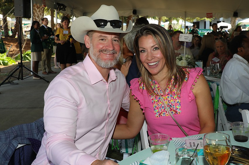 U.S. Rep. Greg Steube and his wife, Jennifer, enjoy USF's Brunch on the Bay.