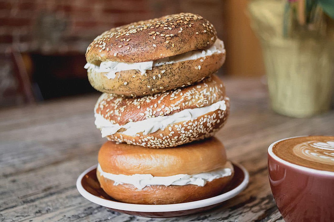 The owners of Buddy's says the company makes bagels the time-honored way by boiling lumps of dough before they are baked.