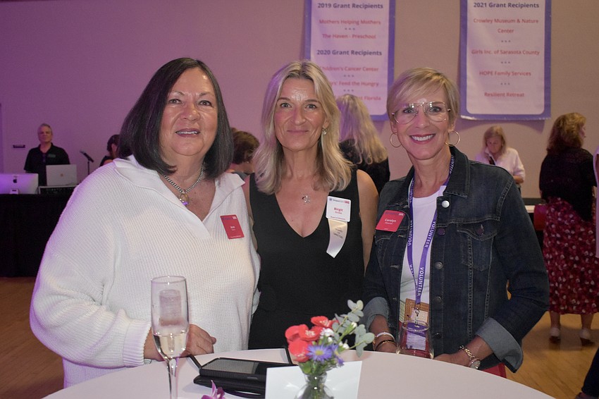 Ann Martin, Birget Sroka and Carolyn Rovner