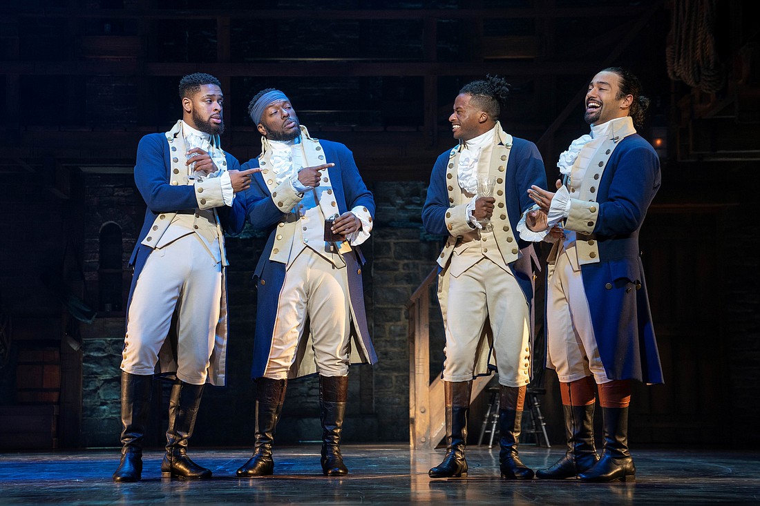 The Broadway hit musical "Hamilton" is coming to the Van Wezel Performing Arts Hall from March 26 to April 7, 2024.