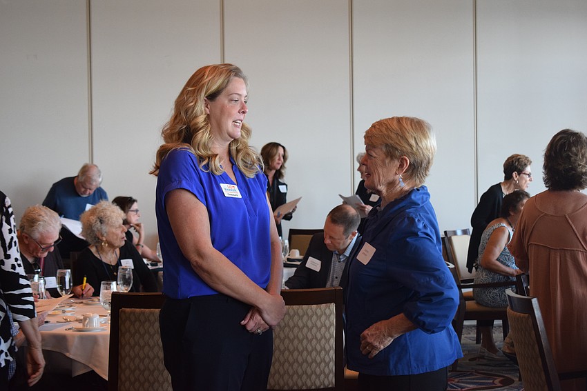 Liz Parker and Caitlyn Johnson