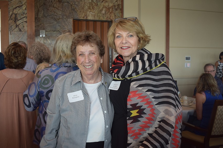 Alice Blueglass and Francine Achbar