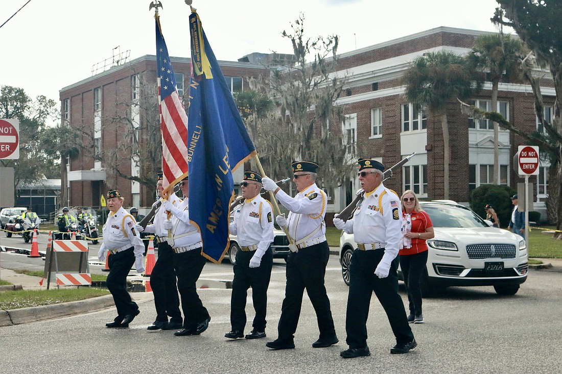 The American Legion at the 2023 Veterans Day Parade. Photo by Sierra Williams